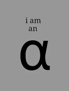 I am an Alpha cover